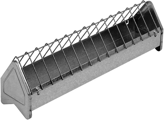 20" Galvanized Poultry Feed Trough