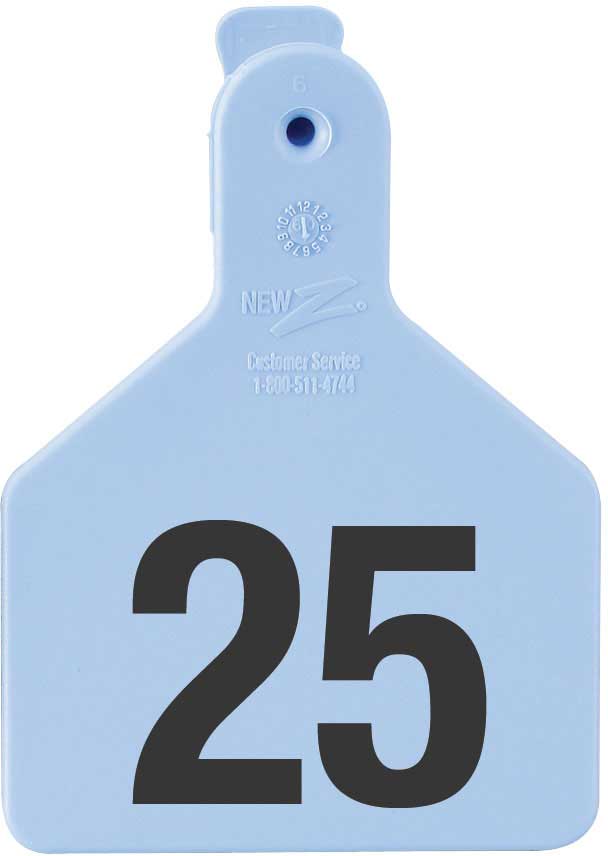 Z-Tag No Snag Numbered Calf ID Ear Tag