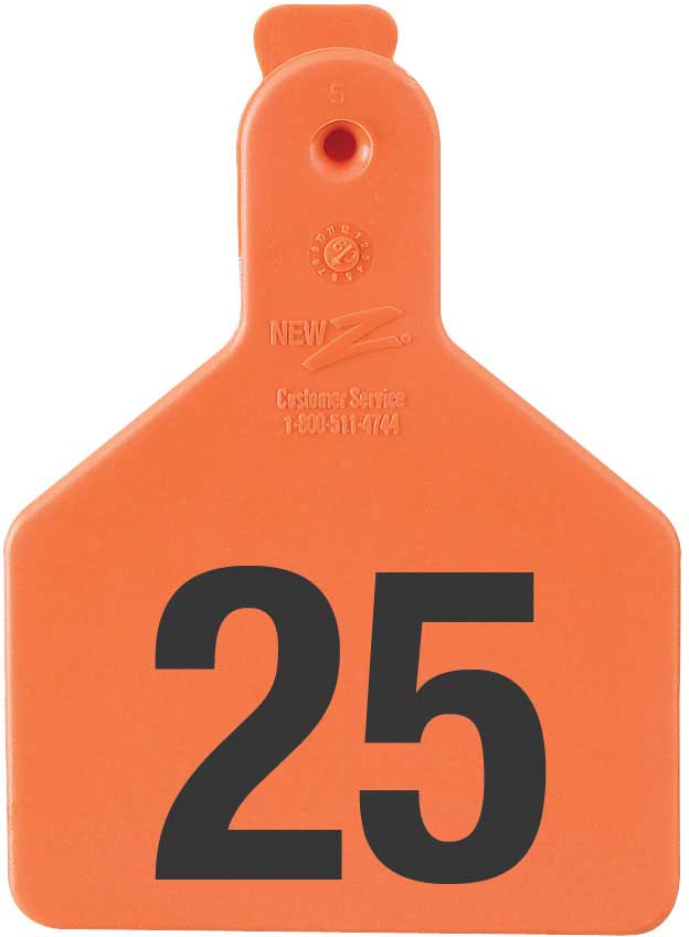 Z-Tag No Snag Numbered Calf ID Ear Tag