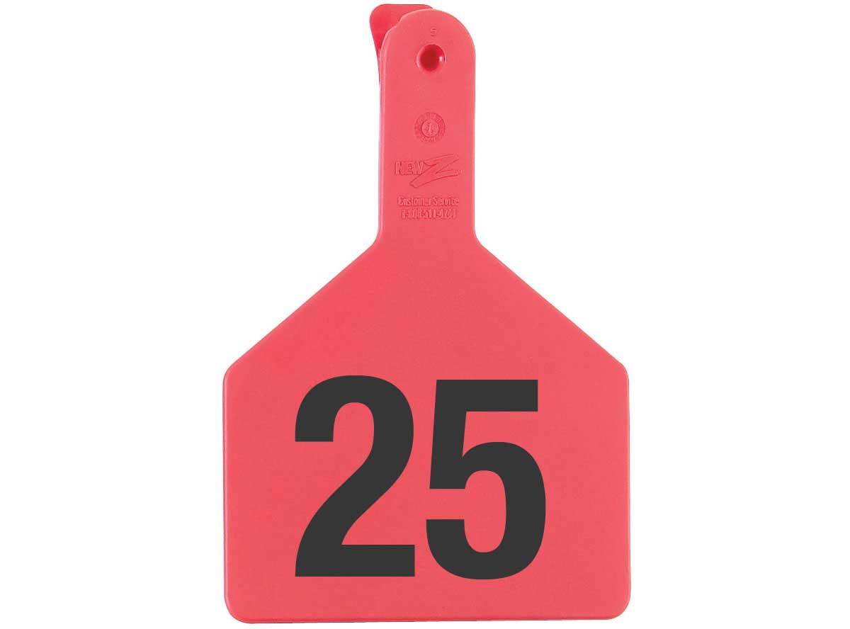 Z-Tag No Snag Numbered Cow ID Ear Tag