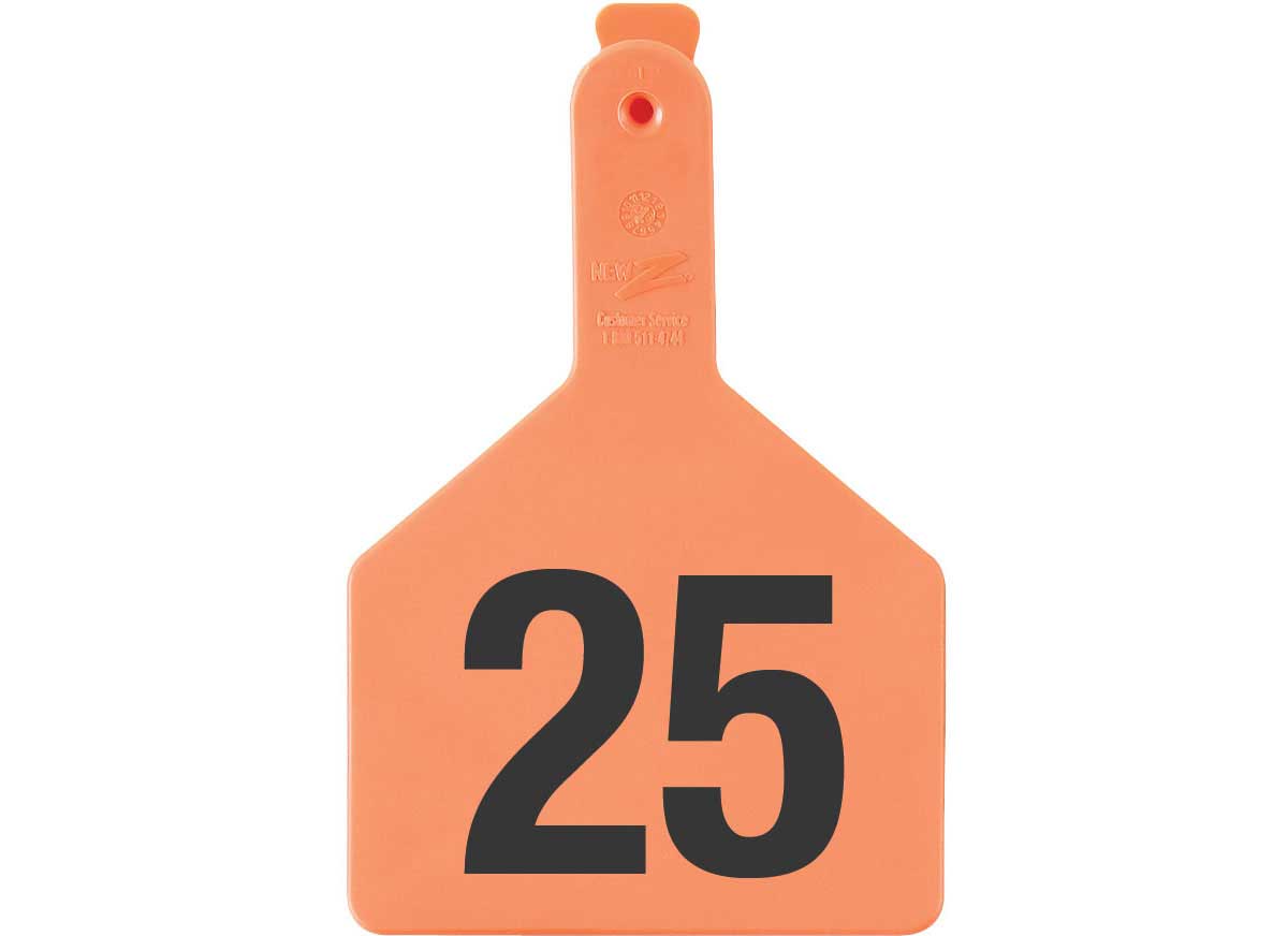 Z-Tag No Snag Numbered Cow ID Ear Tag