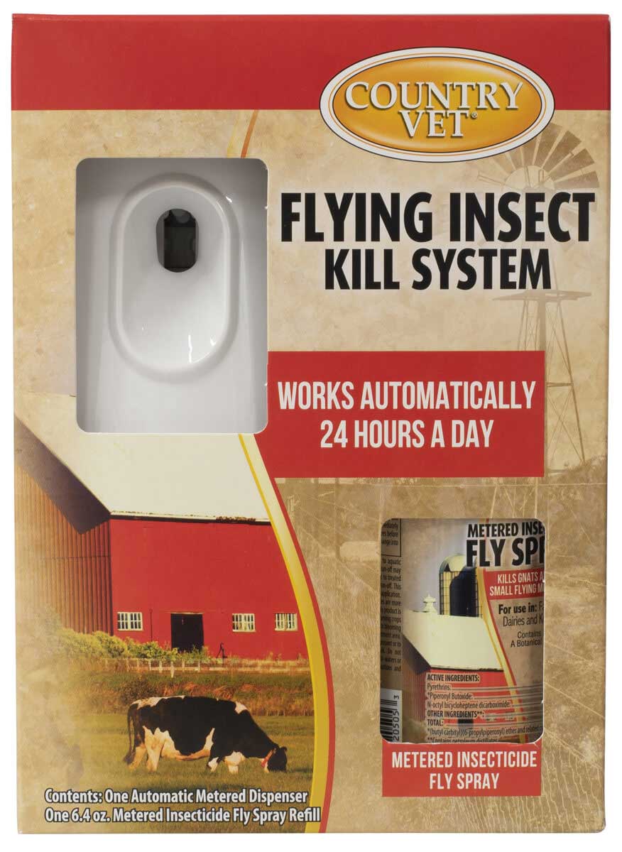 Automatic Flying Insect Kill System for Farms, Dairies and Kennels