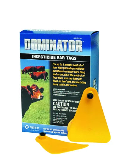 Dominator Insecticide Ear Tags