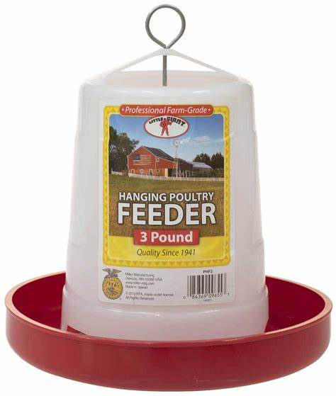 Hanging Poultry Feeder 3 Pound