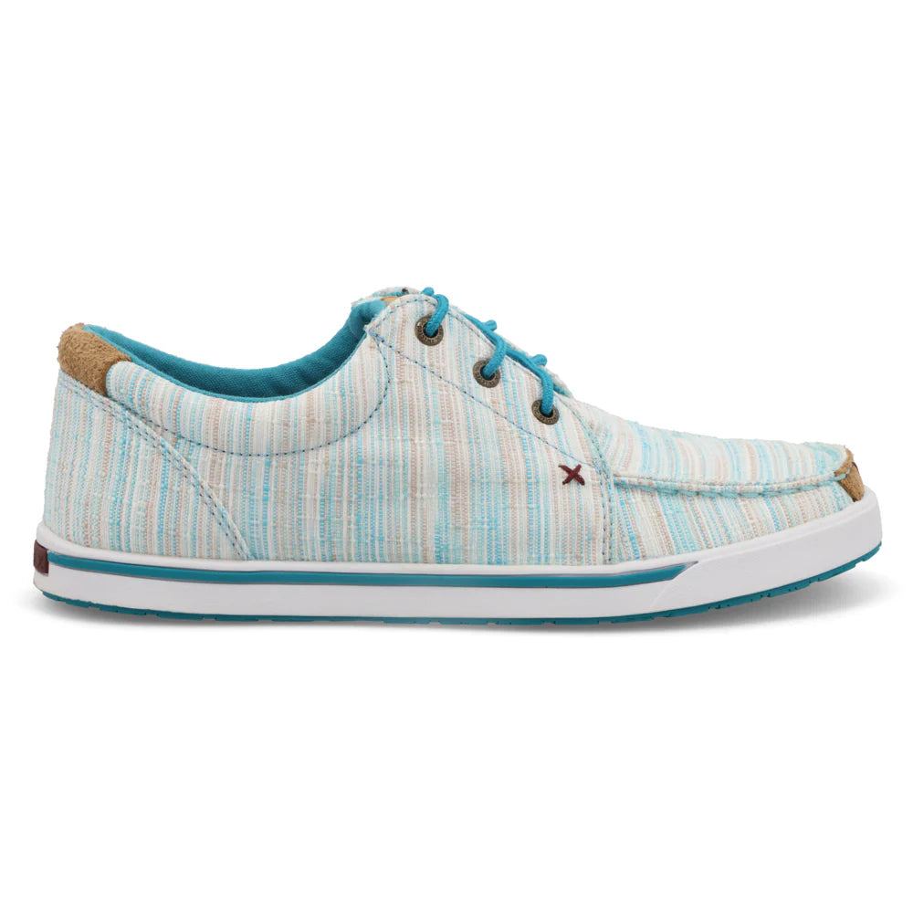 Twisted X Women's Hooey Blue Canvas Shoe