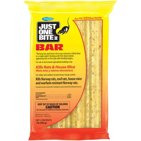 Just One Bite II Rodenticide Bars