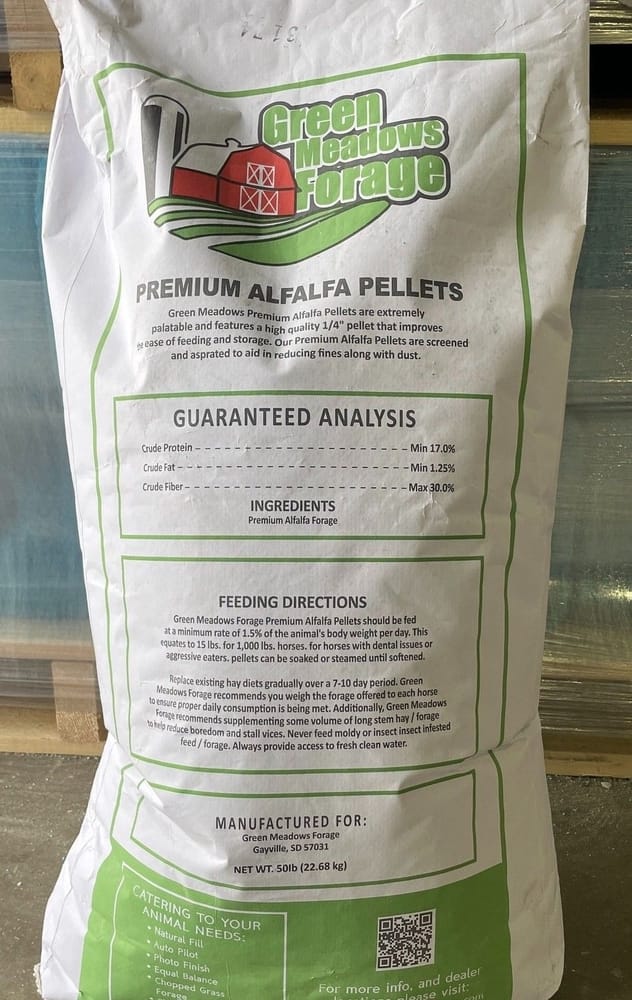 Alfalfa Pellets 17% Bag
