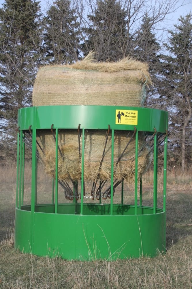 BALE FEEDER HAY MNGR HORSE FEEDER