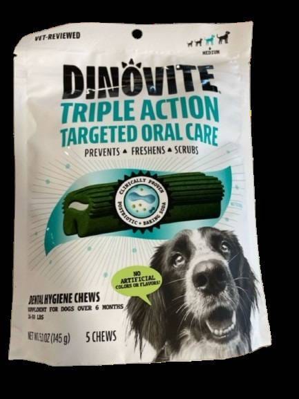 DINOVITE K9 DENTAL CHEW MEDIUM 5CT