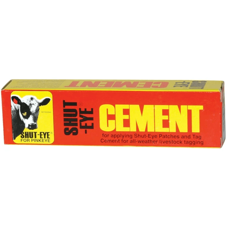 Eye Shut Tag Cement