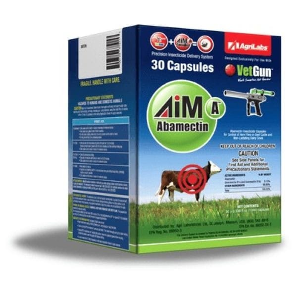 Vet Gun Aim A Caps Abamectin 30ct