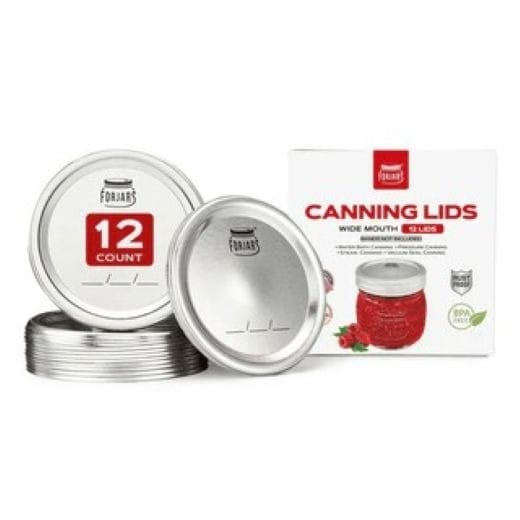 Canning Lids 12 Wide Mouth FJ